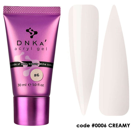 DNKa' Аcryl Gel #0006 Creamy (tube), 30 ml