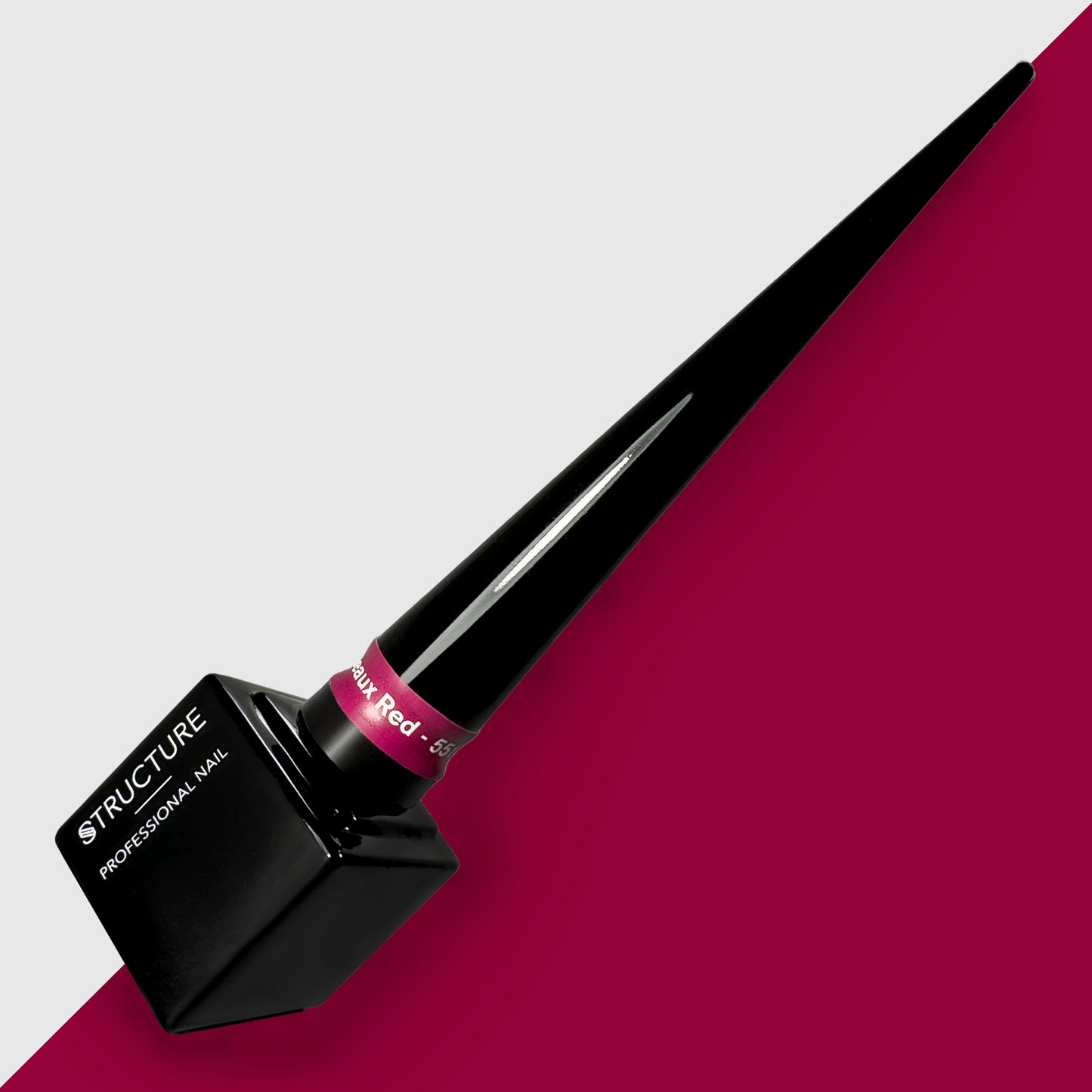 Esmalte Semipermanente Bordeaux Red 5516 Structure